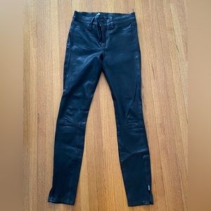 J brand 100% leather pants
